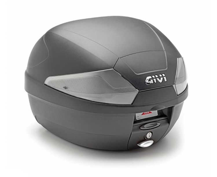 BAULETE MOTO GIVI 29L. B29 NEGRO CON CATADIOPTRICO AHUMADO
